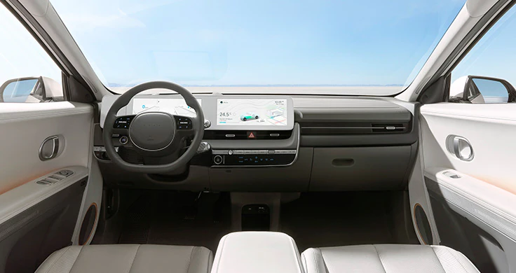 IONIQ 5 interior premiere dashboard front