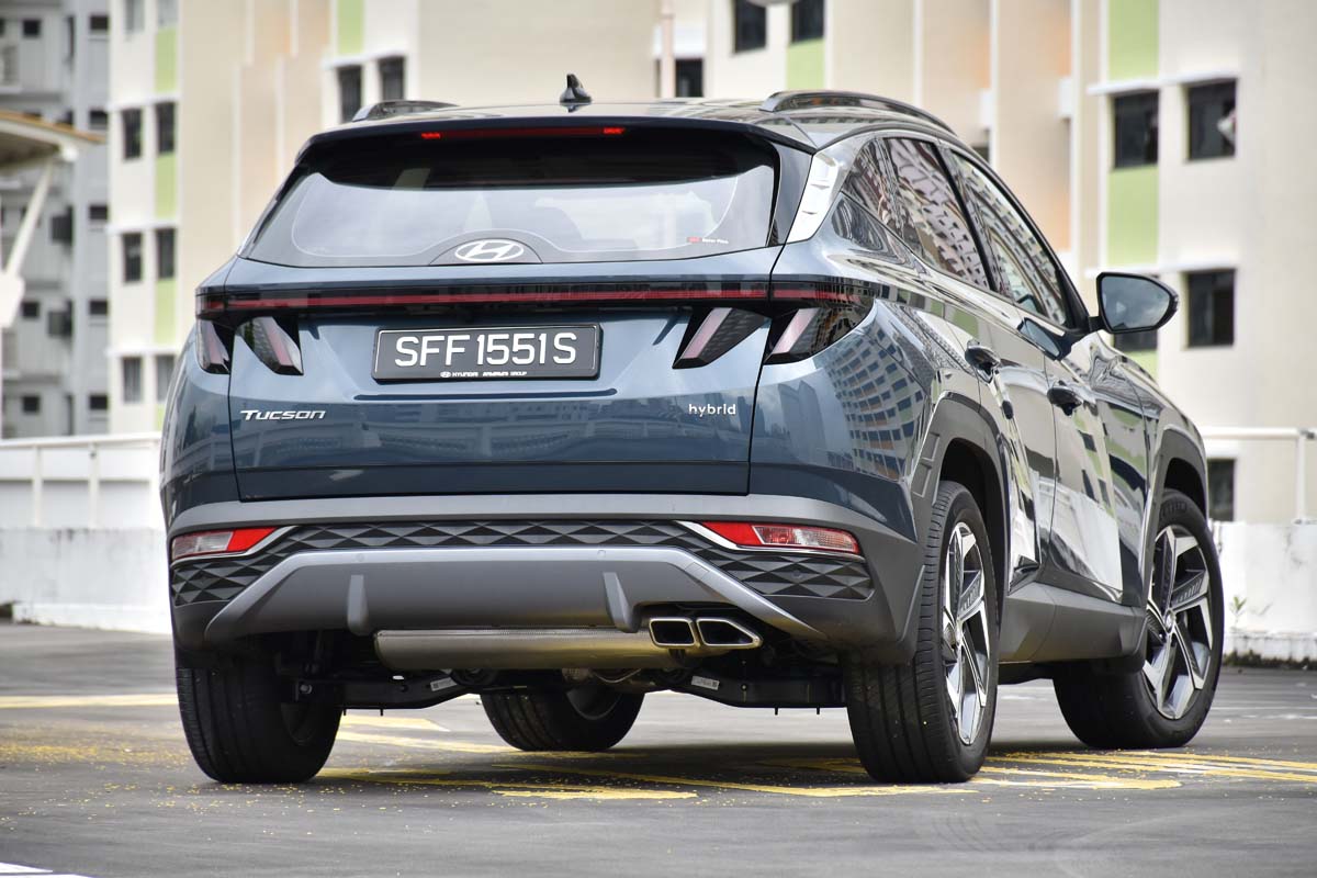 Hyundai Singapore TUCSON Hybrid rear view