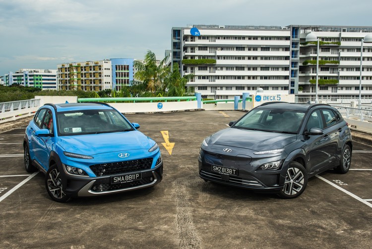 Hyundai KONA Hybrid and KONA Electric