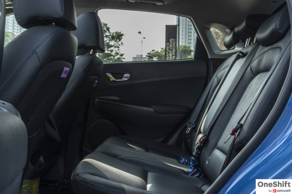 Hyundai KONA Hybrid rear seats