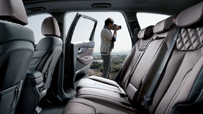 Hyundai Santa Fe rear seats