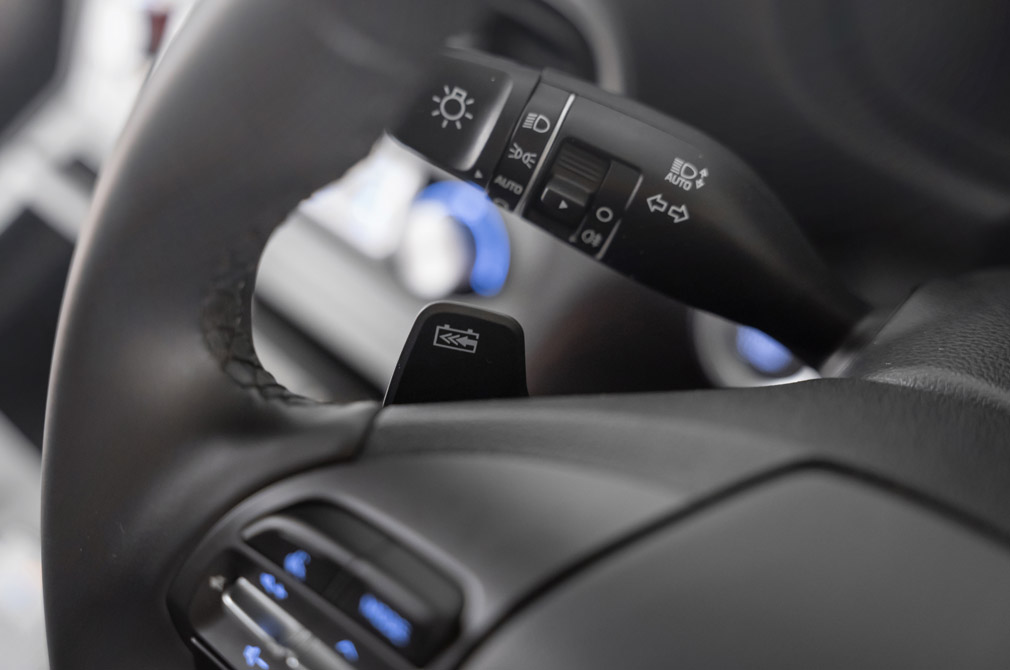 Hyundai Singapore KONA Electric paddle shifters