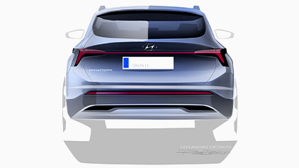 Hyundai Santa Fe rear design