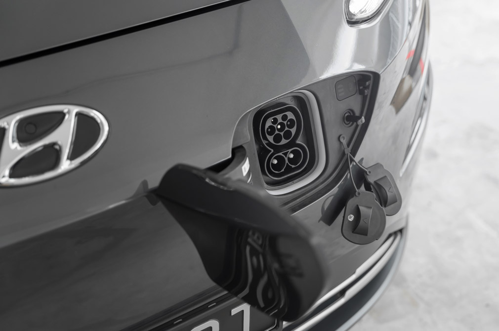 Hyundai Singapore KONA Electric front charging port