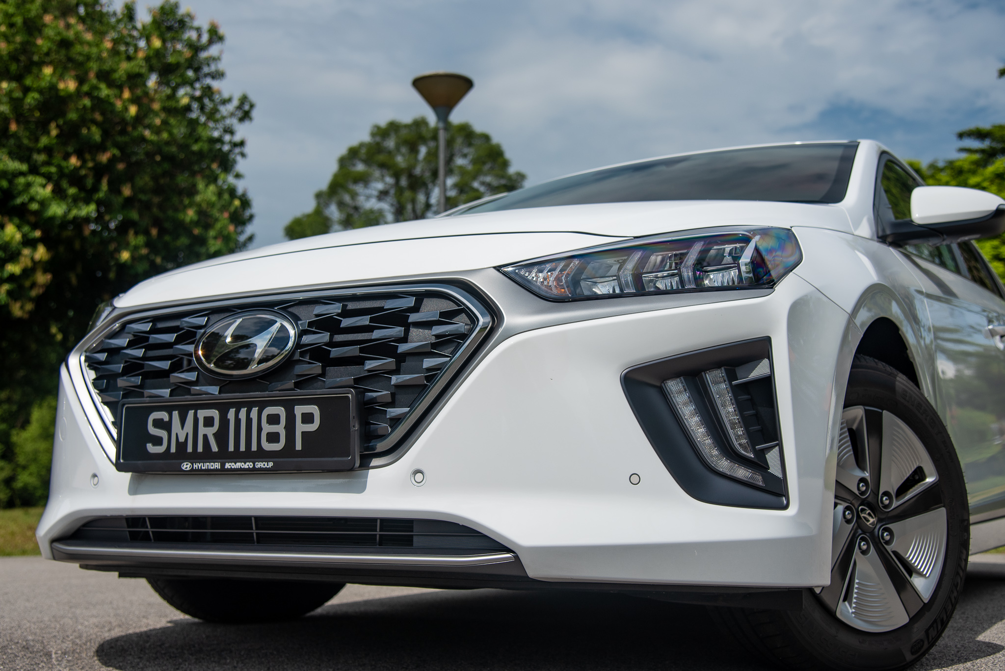 Hyundai Singapore IONIQ Hybrid front grille