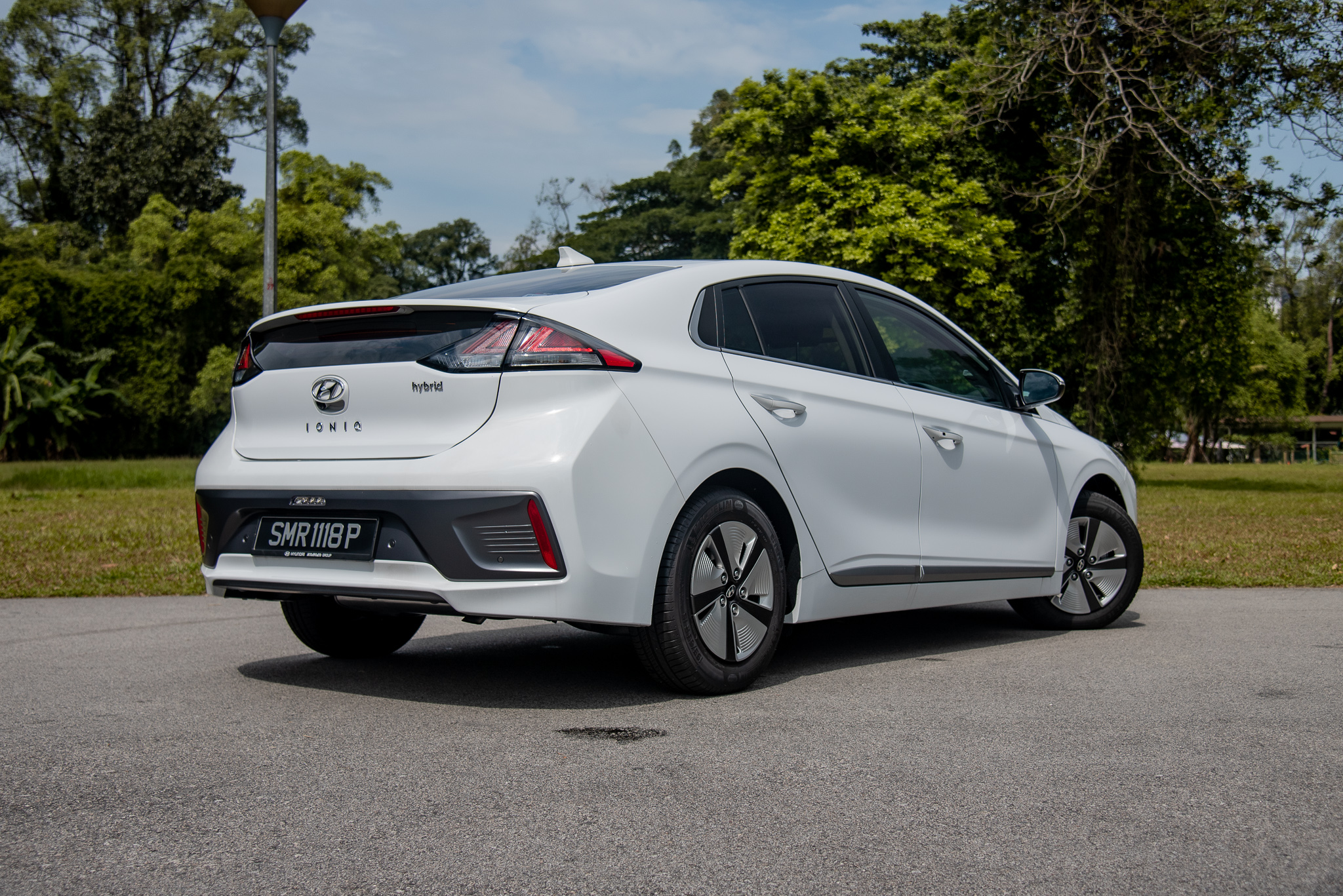 Hyundai Singapore IONIQ Hybrid rear