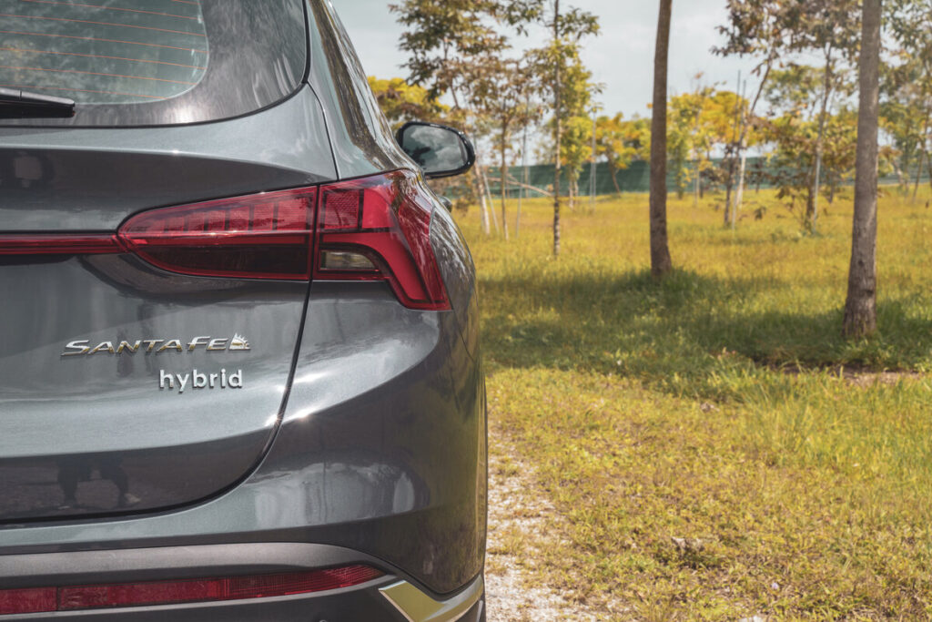 Hyundai Singapore Santa Fe rear emblem