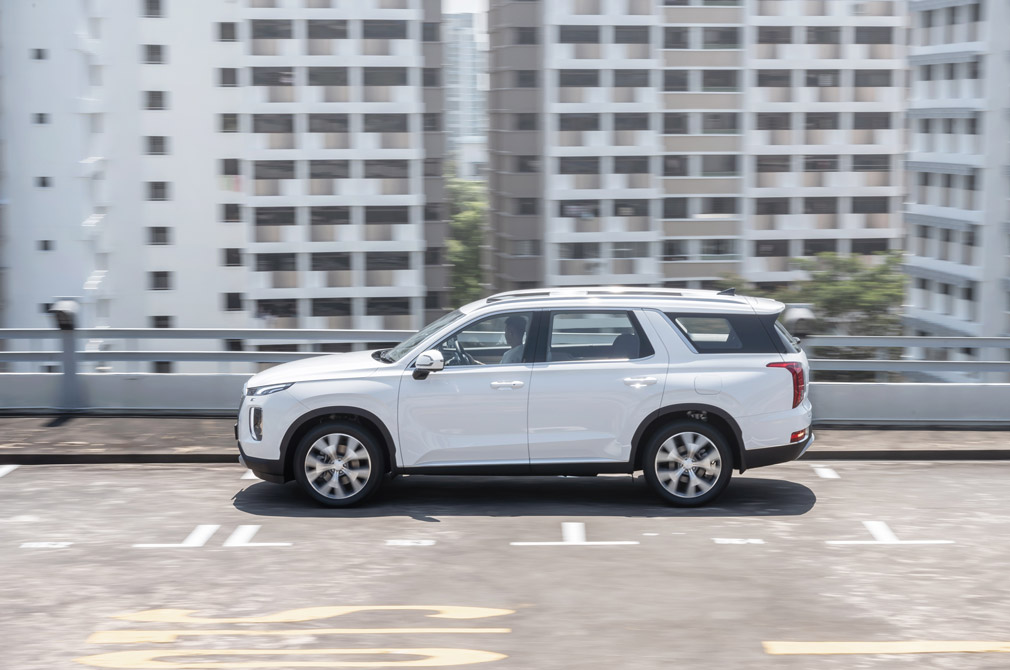 Hyundai Singapore Palisade profile view parked