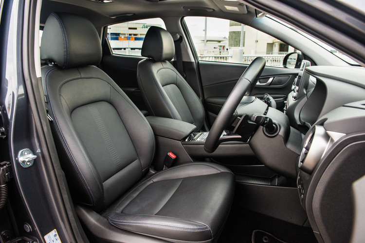 Hyundai KONA leather interior