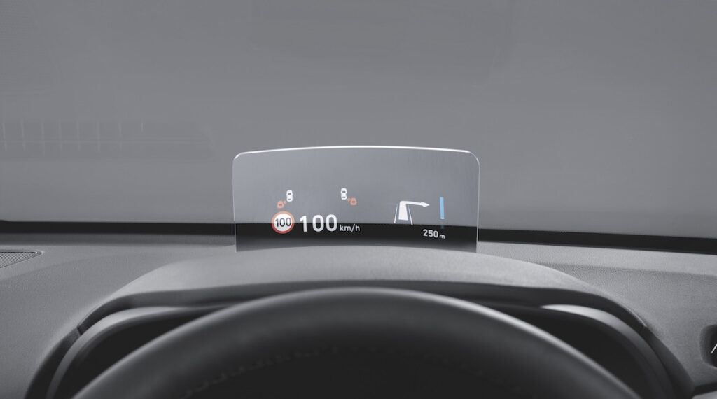 KONA Electric and KONA Hybrid Feature HUD