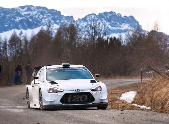 Hyundai N i20 2nd WRC test car