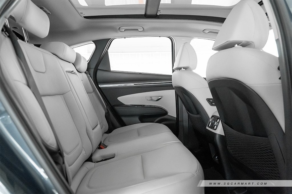 Hyundai Singapore TUCSON Hybrid rear seats