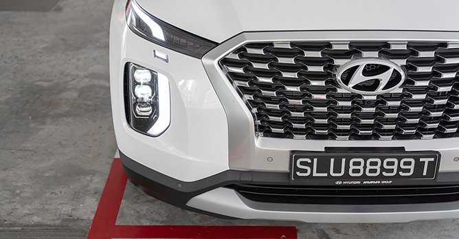 Hyundai Palisade Silver Plastics