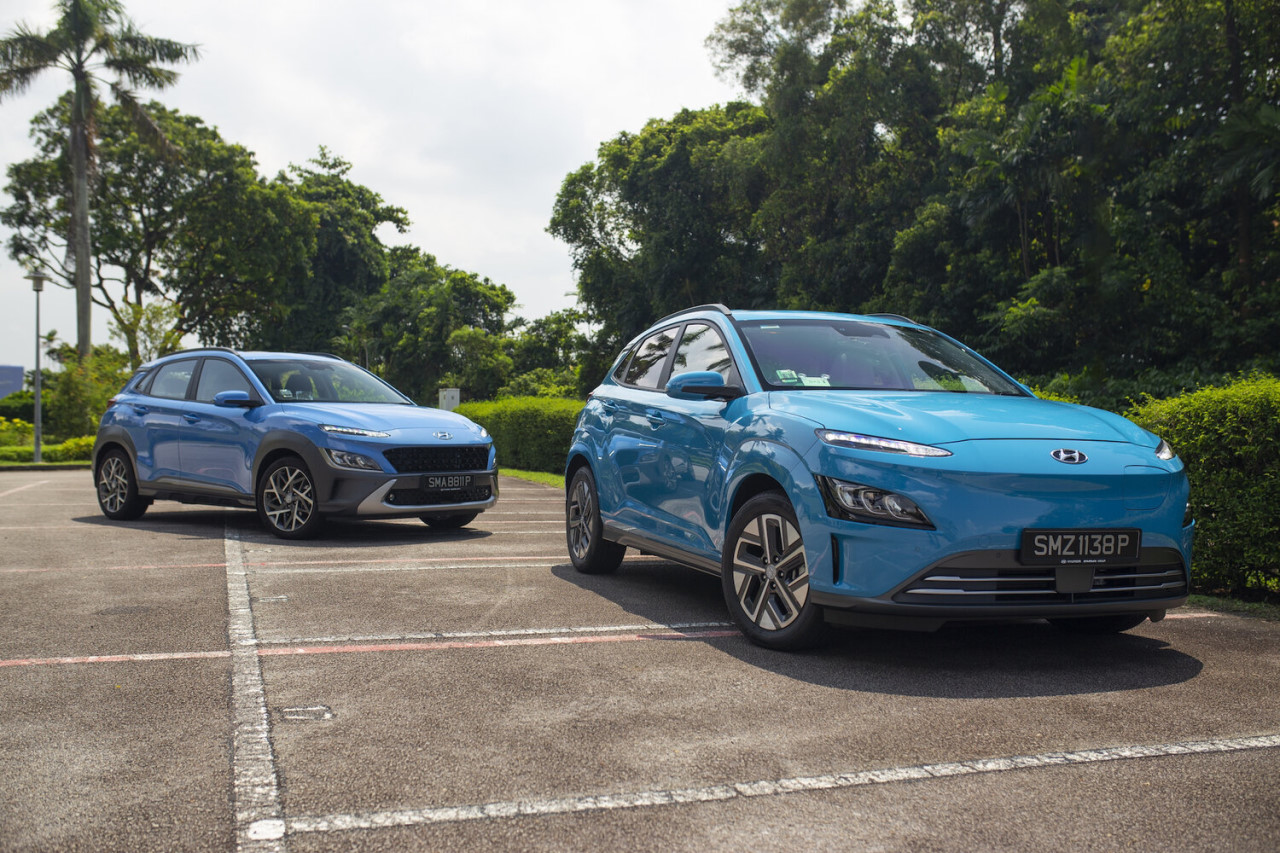 Hyundai Singapore KONA hybrid and KONA Electric