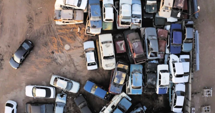 Car scrapyard